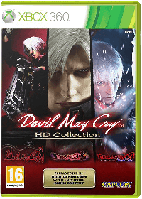 Devil May Cry HD Collection Xbox 360 US box art